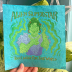 Alien Superstar Linocut Print | Beyoncé Renaissance, Drag Queen Art