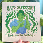Alien Superstar Linocut Print | Beyoncé Renaissance, Drag Queen Art